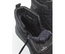 05-AW1003-6M INK. BLUE Ботинки зимние мужские (натуральная кожа, натуральный мех)