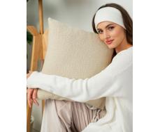 Наволочка с фактурой меха барашки