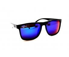 Распродажа солнцезащитные очки R 1439 черный глянец синий