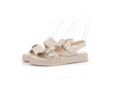 08-PEAQ196-2 LT. BEIGE Босоножки женские (натуральная кожа)