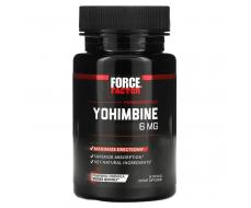 Force Factor, йохимбин, 6 мг, 30 капсул
