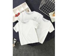 Комплект из 3 летних повседневных однотонных футболок с круглым вырезом для маленьких мальчиков АРТИКУЛ: sk2311201255666493