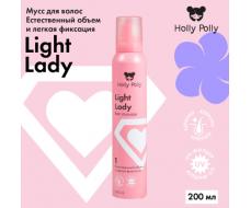 Мусс для волос Light Lady Естественный Объем и Легкая Фиксация, 200 мл