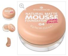 essence Тональная основа мусс Natural Matte Mousse Foundation, 04 16 мл