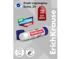 Клей-карандаш, ErichKrause Extra, PVP, усиленный, 21 г
