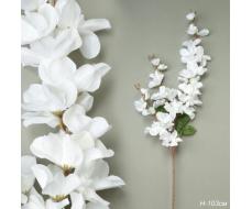Цветок искусственный БЕЛЫЙ 100 см / ZHQ-15