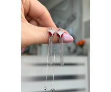 Серьги Серебро 925 пробы diana05