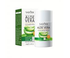 SADOER Маска - Стик для лица ALOE VERA Глиняная Очищающая 40г (SD30960)