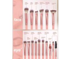 15pcs makeup brush sets Premium Synthetic hair Eyeshadow Blending brush sets cosmetics tools for face and eyes Black Friday