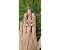 Серьги Серебро 925 пробы kf