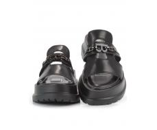 08-PEY254-2 BLACK Босоножки женские (натуральная кожа)