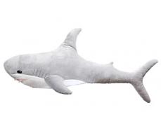Мягкая игрушка акула Спайк,100см., серая (ИС-01)