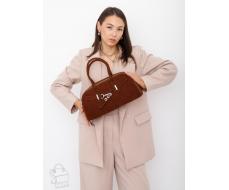 Сумка женская кожаная 91177MSS brown Velina Fabbiano-Safenta