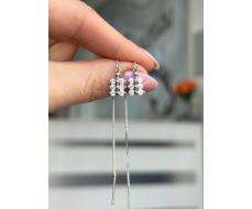 Серьги Серебро 925 пробы diana05