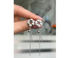 Серьги Серебро 925 пробы diana05