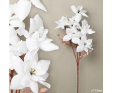 Цветок искусственный БЕЛЫЙ 63 см / ZHQ-9
