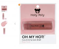 Оттеночный бальзам для губ, Oh My Hot! Rose Nude нюдово-розовый Holly Polly Россия
