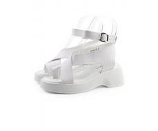 08-XT148-010 WHITE Босоножки женские (натуральная кожа) размер 39 идет на 38 российский