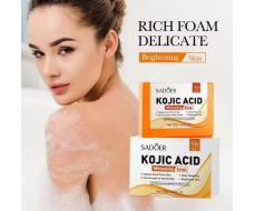 SADOER Отбеливающее мыло для лица с койевой кислотой KOJIC ACID, 100г