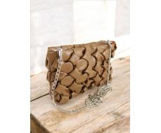 Сумка женская из кожзаменителя NN 1013# Коричневый