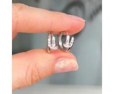 Серьги Серебро 925 пробы diana05