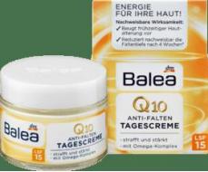 орг 15%  в наличии...Balea Tagespflege Q10 Anti-Falten Tagescreme, Балеа Дневной крем против морщин, 50 мл