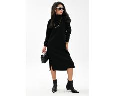 Платье женское теплое в рубчик