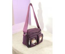 Сумка женская текстильная NN 2064-1# Фиолетовая