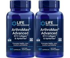 ArthroMax Advanced с коллагеном NT2 и ApresFlex, 60 капсул (упаковка из 2)