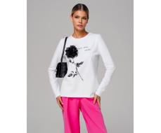 Лонгслив с брошью LPC001