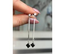 Серьги Серебро 925 пробы diana05