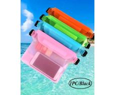 1pc S водонепроницаемая сумка ummer Outdoor Sports Beach Waterproof Mobile Phone Bag Three Layers Sealed PVC Waterproof Waist Bag Beach Bag Waterproof Pouch Cruise Essentials Sport Bag Sports Bag,Universal Touch Screen Swim Dive Protective Cover Sports Ba