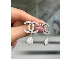 Серьги Серебро 925 пробы diana05