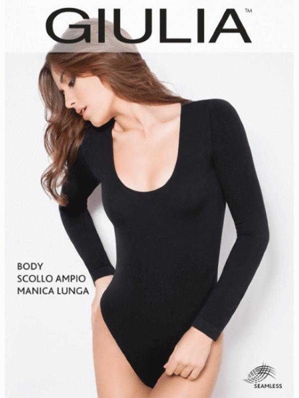 BODY SCOLLO AMPIO MANICA LUNGA