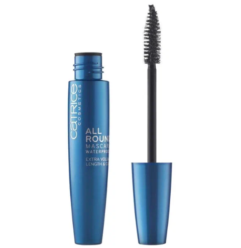 Тушь для ресниц Allround Mascara Waterproof, мегаобъемная водостойкая, 12 мл