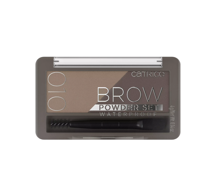 Водостойкая пудра для бровей в наборе Brow Powder Set Waterproof, 010 Ash Blond, 4 г