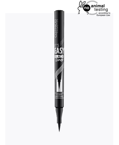 Ультрачерная подводка для век It's Easy Black Liner