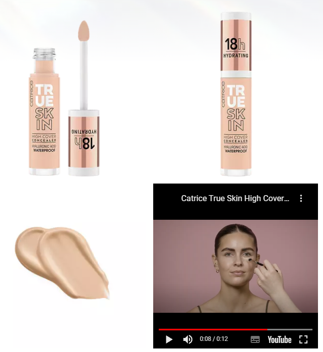 Консилер True Skin High Cover Concealer, 010 Cool Cashmere светло-бежевый, 4,5 мл