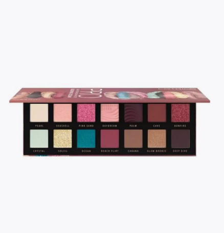 Тени для век Pro Slim Eyeshadow Palette Blushing Ocean, 10,6 г