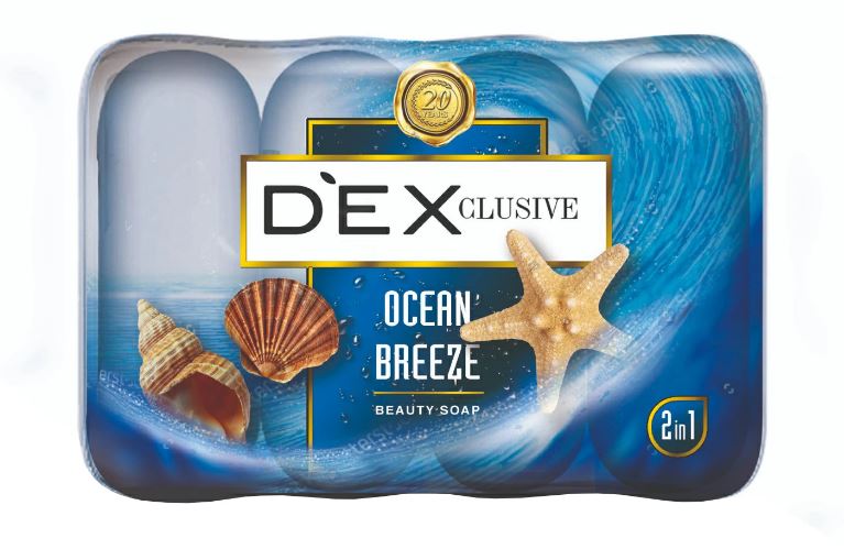 DexClusive Двухцветное мыло Beauty Soap Океан, 4*85