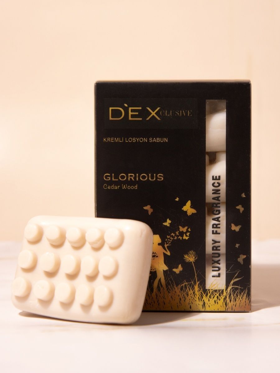 DexClusive Крем-мыло с эффектом лосьона Creamy Lotion Bar Soap Glorious, 4*100 г