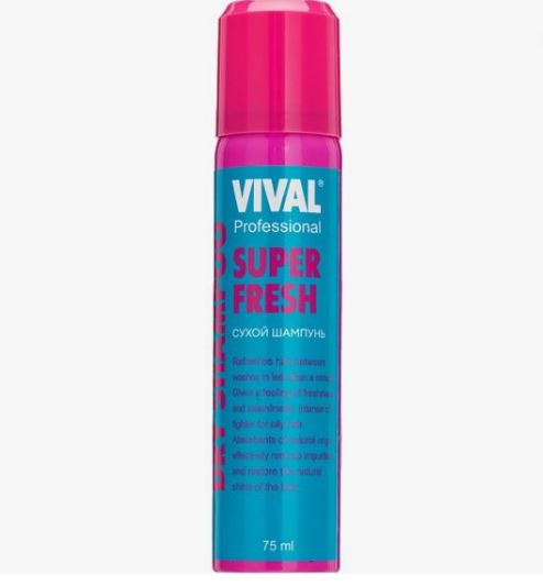 VIVAL beauty Сухой шампунь Super Fresh 75 мл