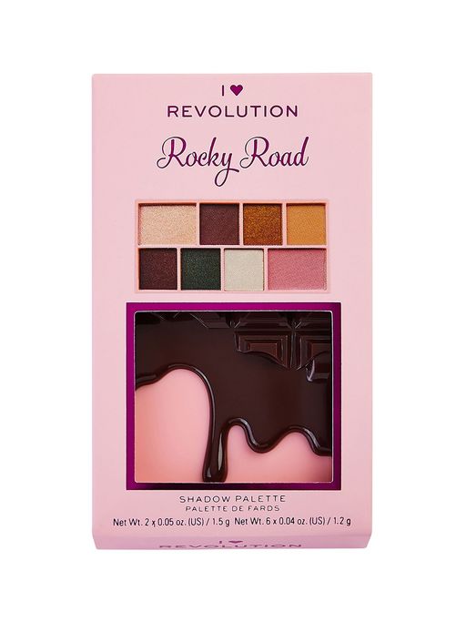 I Heart Revolution Палетка теней для век Mini Chocolate Palette, Rocky Road