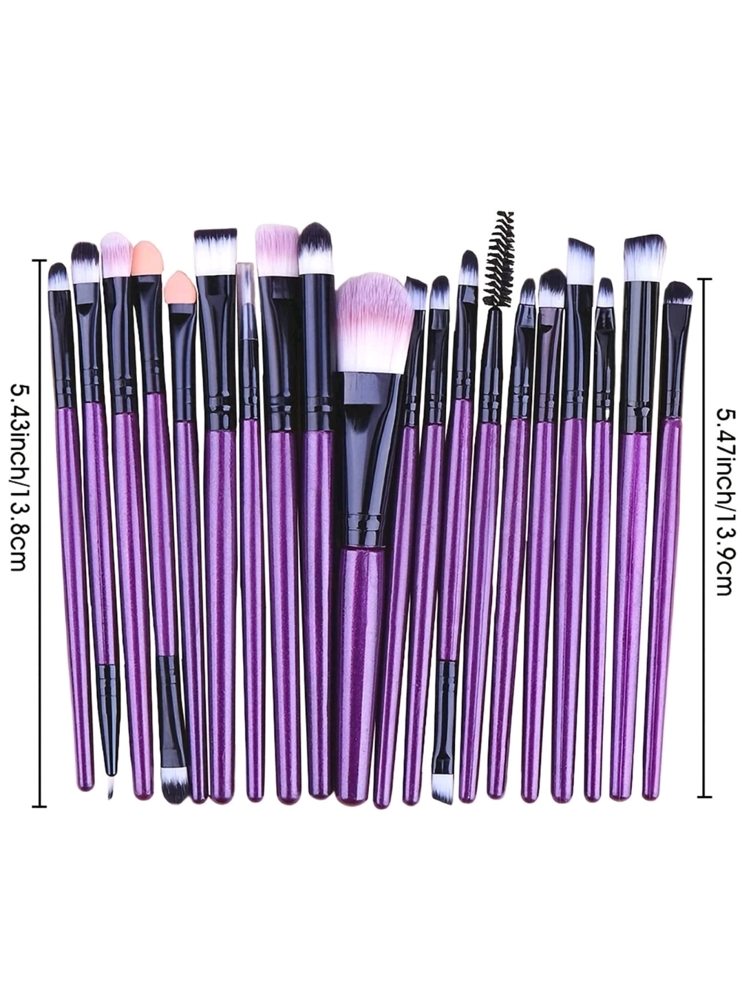 20-Piece Professional Eye Makeup Brush Set - Perfect for Creating Flawless Looks!