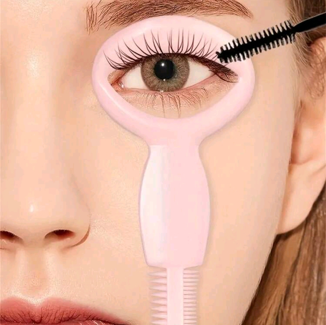 Eyeliner Stencil, Mascara Guard, Mascara Applicator Tool With Comb, Eyelash Curler