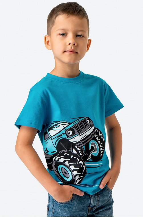 Артикул: BK0002M Хлопковая футболка для мальчика
