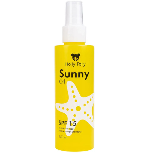 Holly Polly Масло-Спрей активатор загара Sunny SPF 15 150 мл