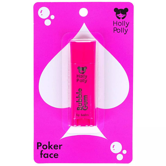 Holly Polly Бальзам для губ Poker Face Bubble gum 4,8 г