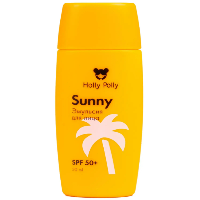 Holly Polly Эмульсия солнцезащитная для лица Sunny SPF 50+ 50 мл