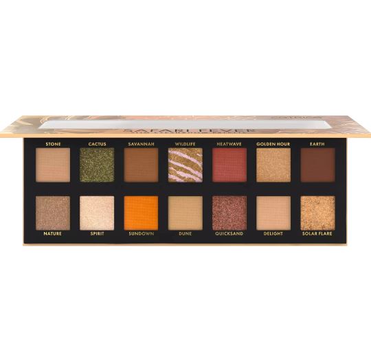 CATRICE Палетка теней для век Safari Fever Slim Eyeshadow Pallete, 010 10,6 г